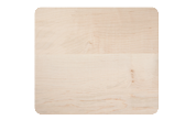 Mini wood cutting board with rounded corners and edges