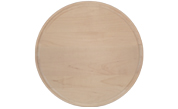 Round 13 1/2 inch wood cutting board