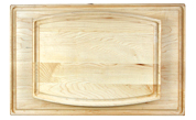 Package of two maple cutting boards with juice groove